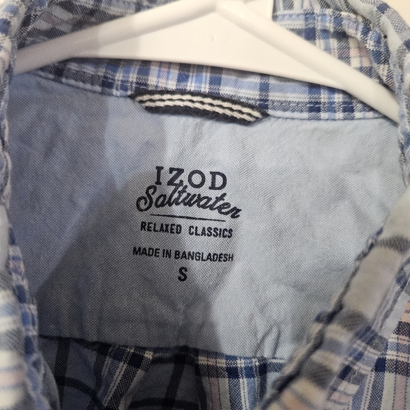 Mens IZOD Saltwater Classic Relaxed Long Sleeve Button Down Shirt! - Picture 2 of 5